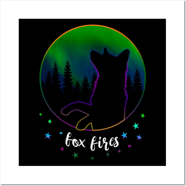 Fox Fires Wall Art by TheWildMuse